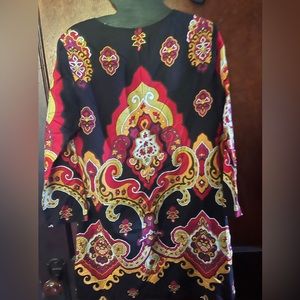 Chloe coveted print tunic top. Sienna Paisley